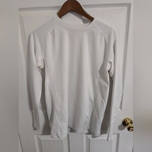 FootJoy Men’s Shirt Long Sleeve Thermal Base Layer White Top Performance Medium